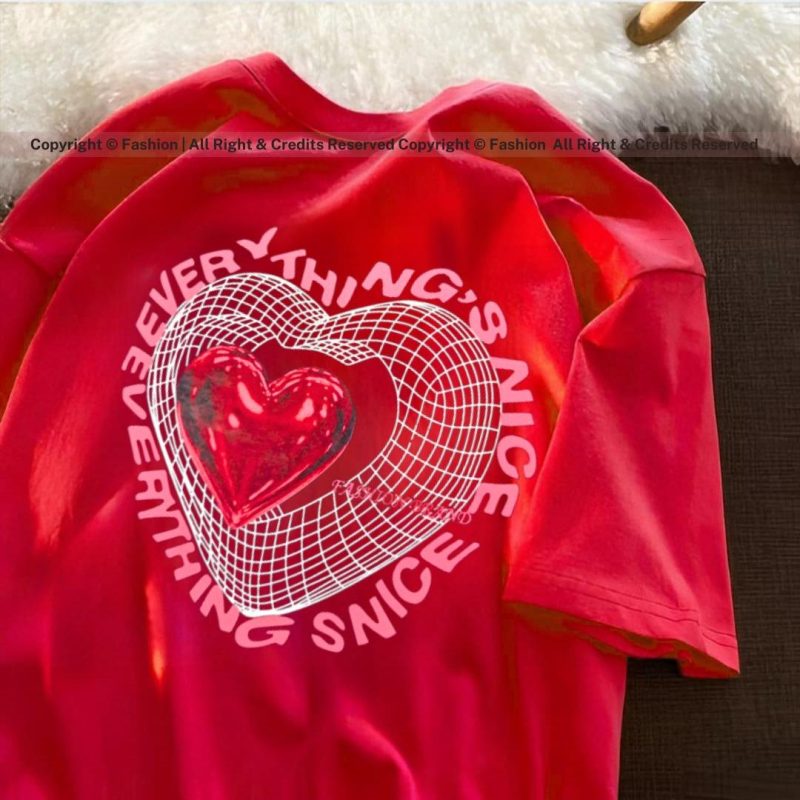 Premium Quality "Everything Love" Women's Oversized T-Shirt – Stylish & Comfortable Tee