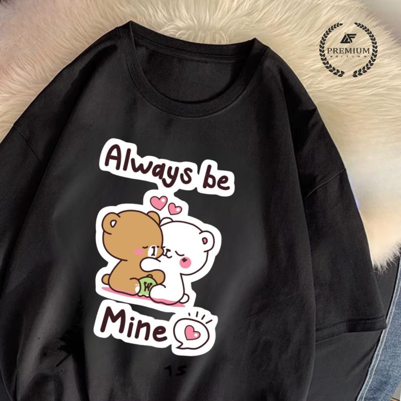 Always Be Mine – Oversized Women's Drop Shoulder T-Shirt | Trendy & Comfortable