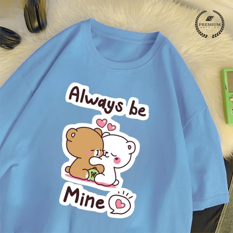 Always Be Mine – Oversized Women's Drop Shoulder T-Shirt | Trendy & Comfortable - Image 2