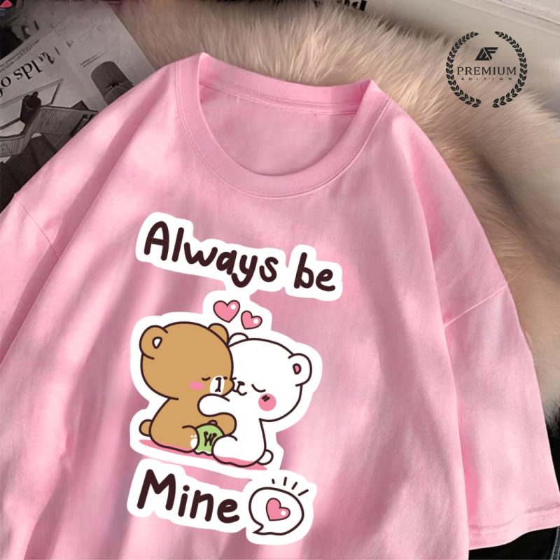 Always Be Mine – Oversized Women's Drop Shoulder T-Shirt | Trendy & Comfortable - Image 4