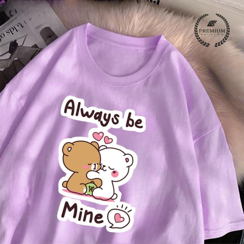 Always Be Mine – Oversized Women's Drop Shoulder T-Shirt | Trendy & Comfortable - Image 5