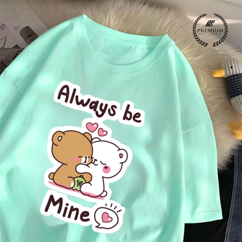 Always Be Mine – Oversized Women's Drop Shoulder T-Shirt | Trendy & Comfortable - Image 3