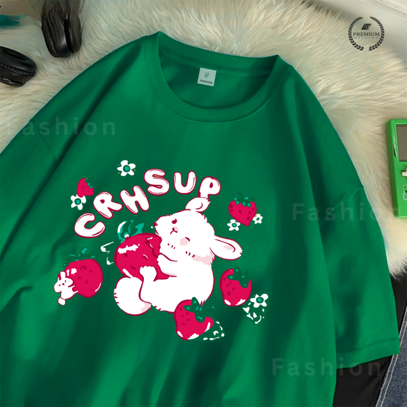 Women’s Oversized Droop Shoulder “CruSup” T-Shirt – Casual & Trendy