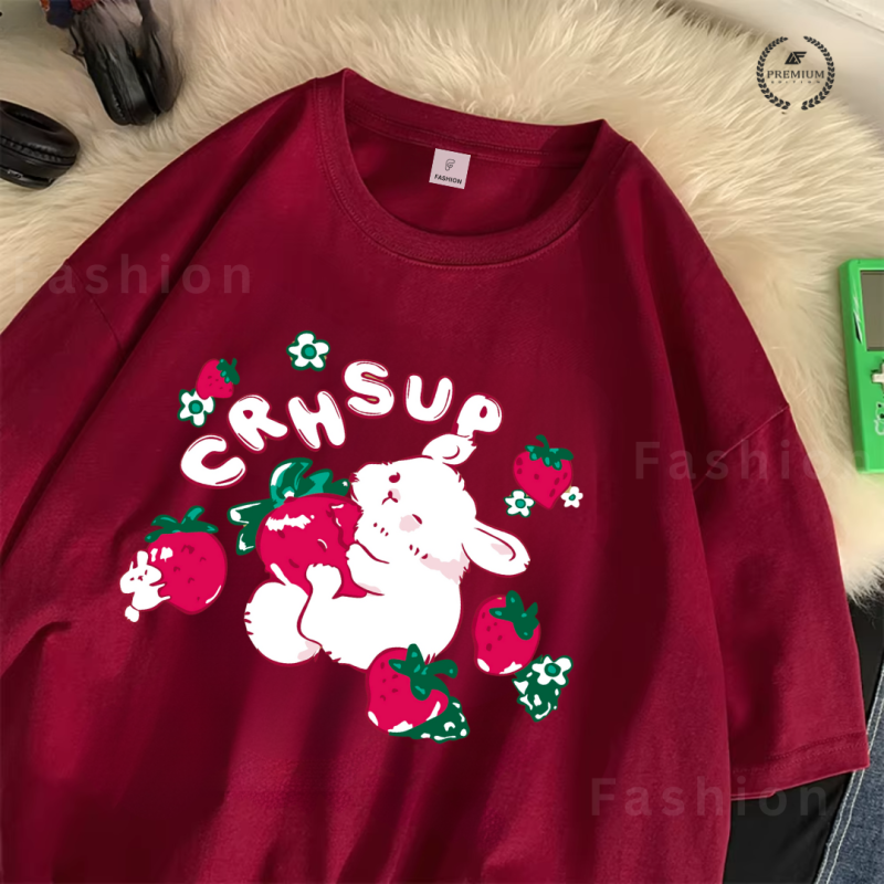 Women’s Oversized Droop Shoulder “CruSup” T-Shirt – Casual & Trendy - Image 3